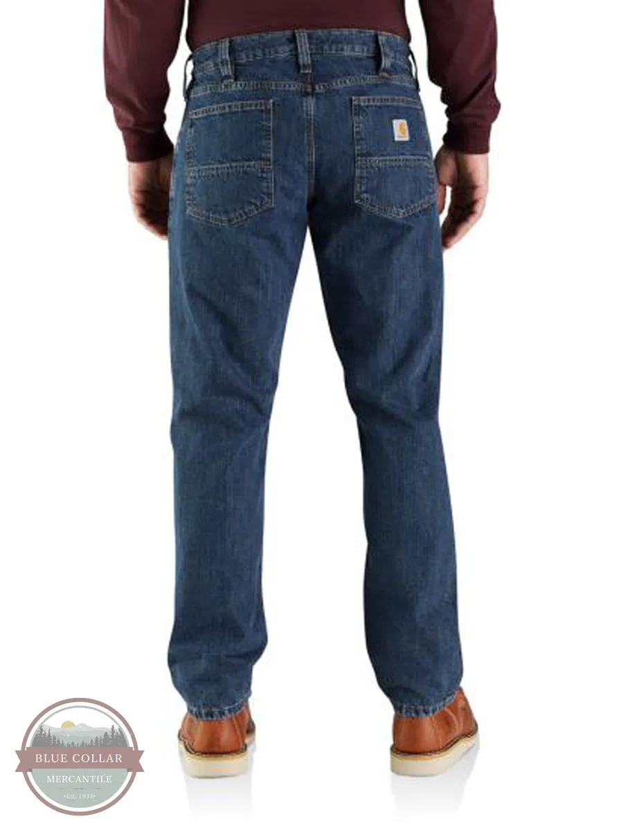 104942 Relaxed Fit Flannel Lined 5 Pocket Jeans