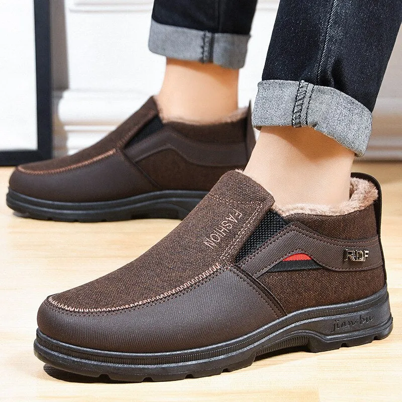 2022 Winter Cotton Men Boots Shoes