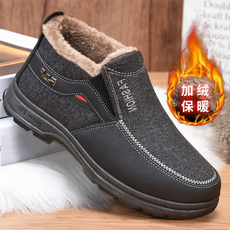 2022 Winter Cotton Men Boots Shoes