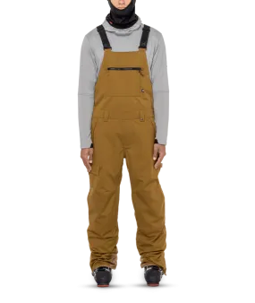 686 Hot Lap Insulated Bib Snowboard Pants Breen 2024