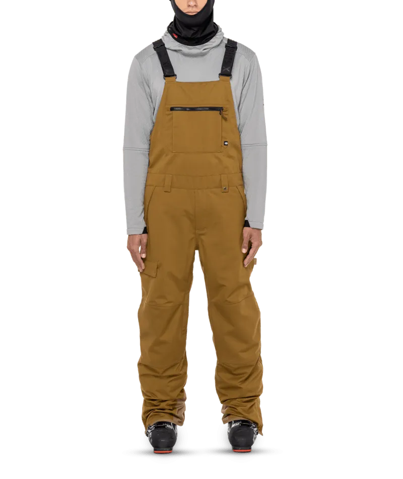 686 Hot Lap Insulated Bib Snowboard Pants Breen 2024