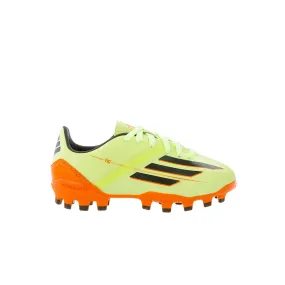 Adidas F10 TRX AG Lace-Up Green Synthetic Kids Football Boots D67002