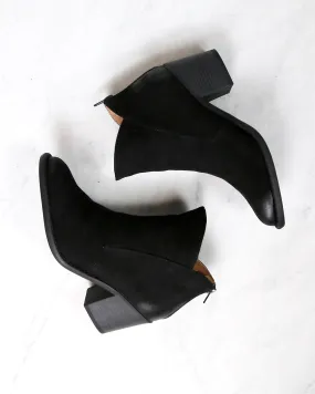 Almond Toe Chunky Wood Heel Western Bootie in More Colors