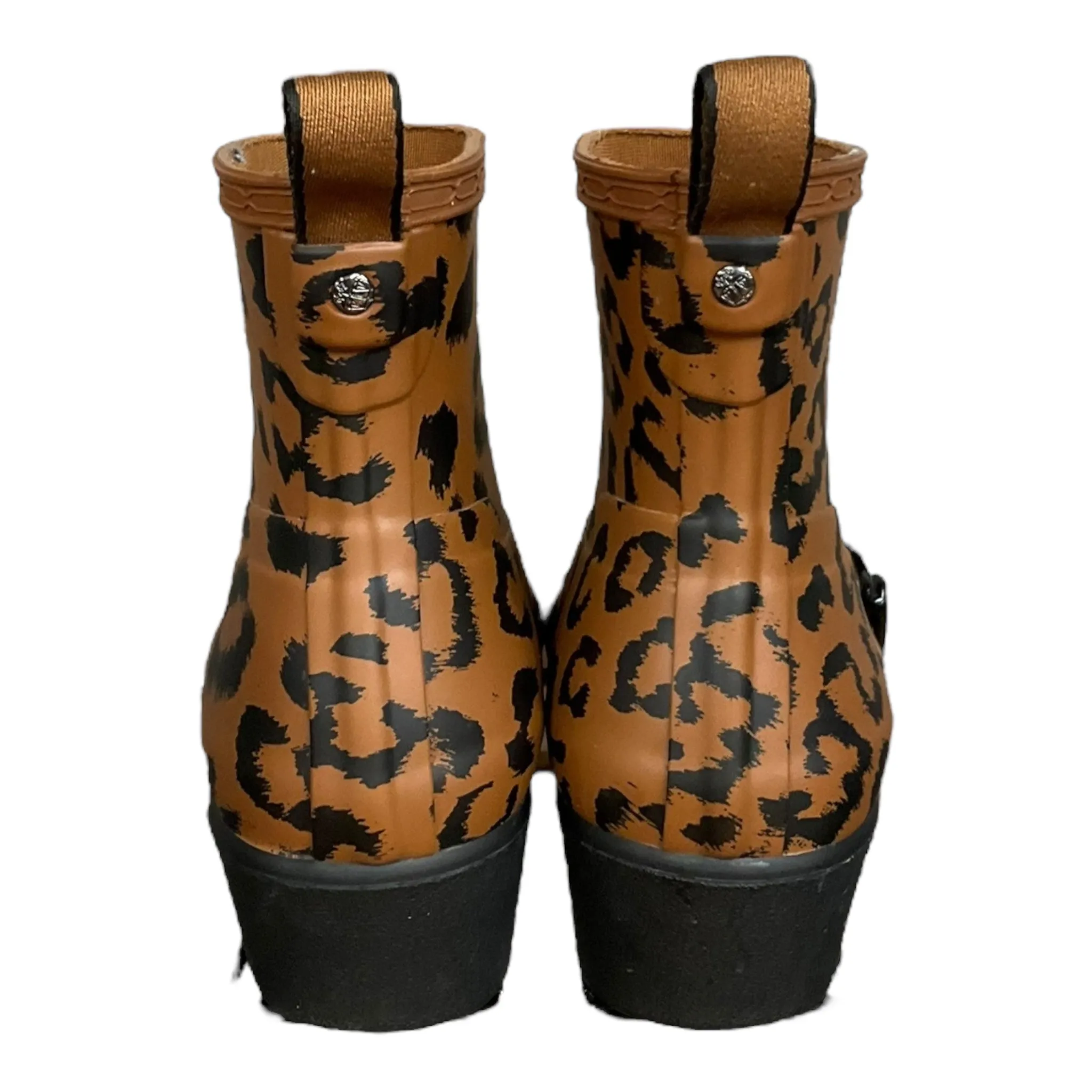 Animal Print Boots Rain Hunter, Size 7