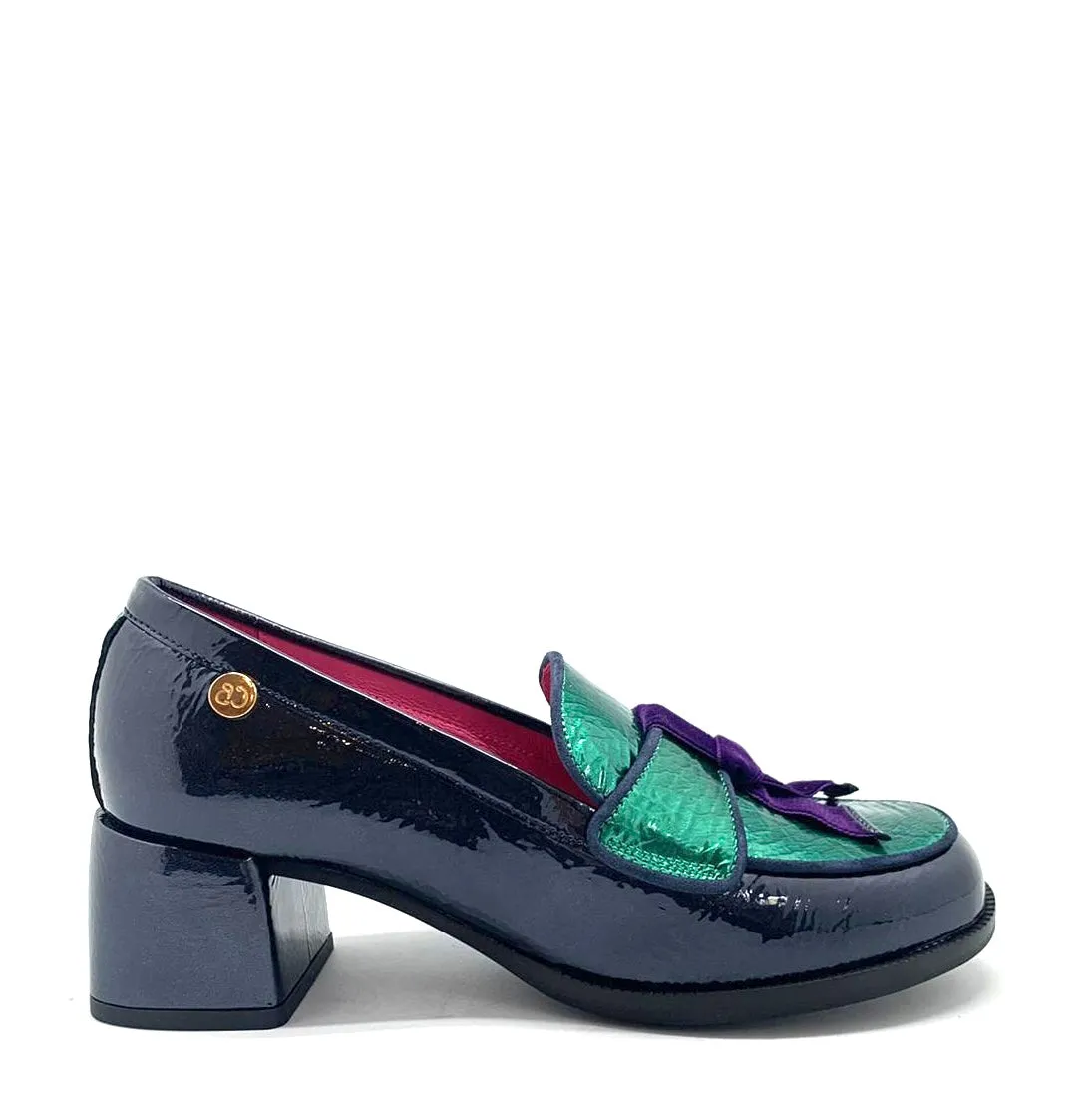 Arc - Navy and Green loafer