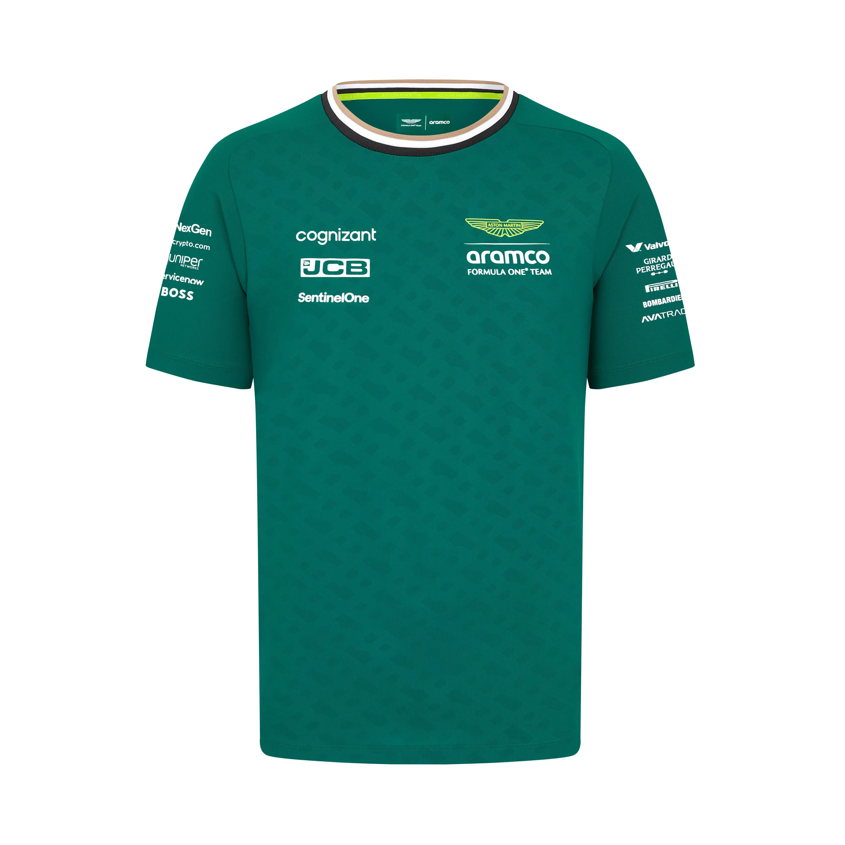 Aston Martin F1 2024 Kids Lance Stroll Team T-Shirt - Youth Green