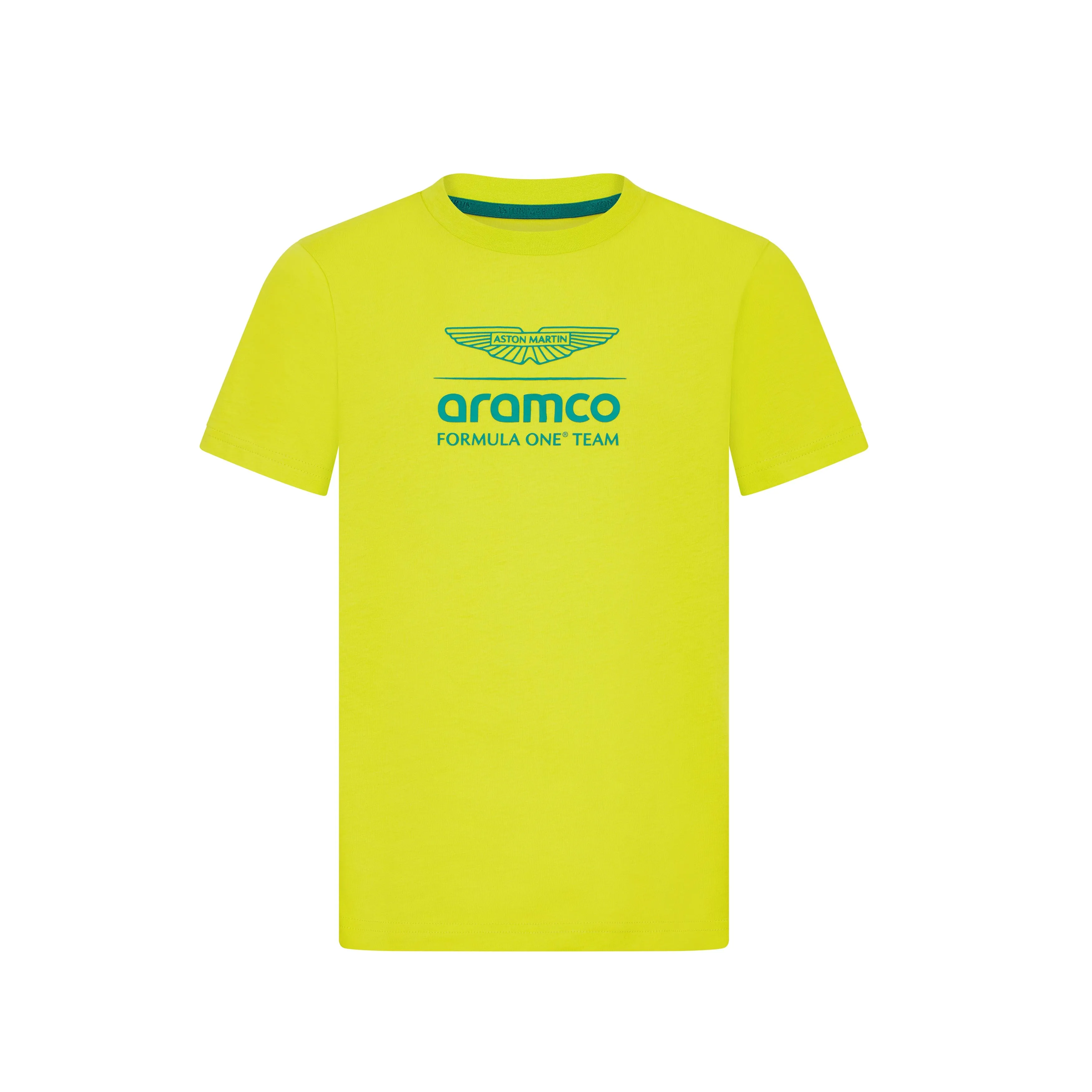 Aston Martin F1 Kids Logo T-Shirt - Youth Green/Lime