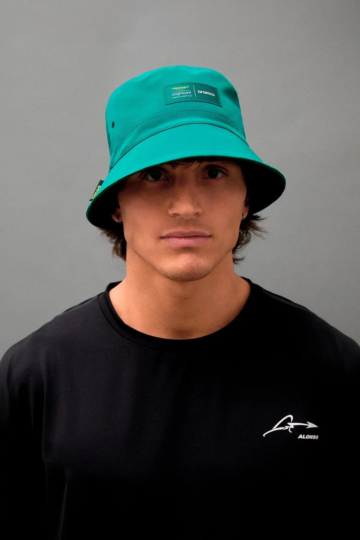 Aston Martin F1 Kimoa Fernando Bucket Hat- Green