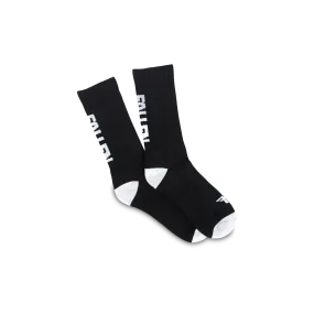 BACK LOGO SOCK BLACK/WHITE