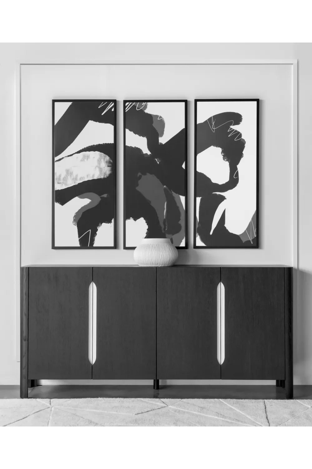 Black Contemporary Sideboard L | Andrew Martin Paris