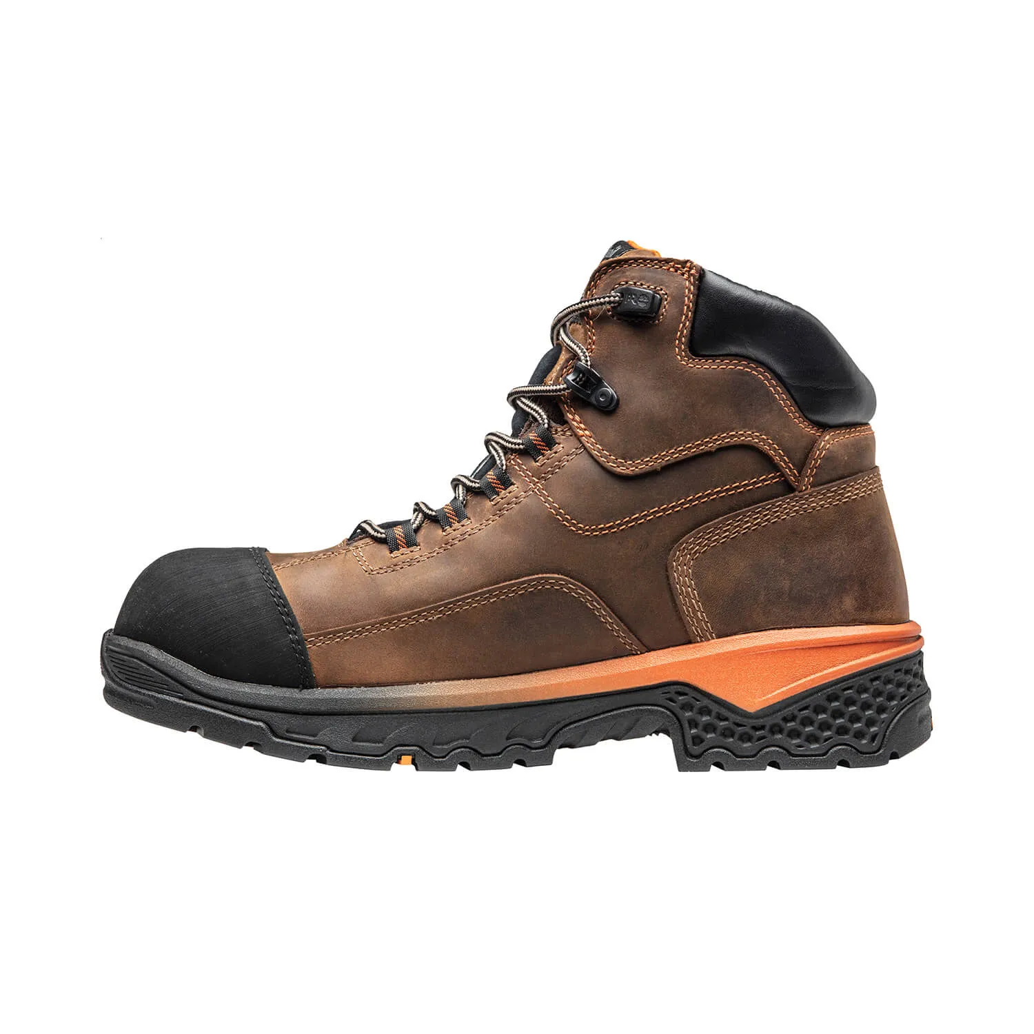 Bosshog 6 Inch Composite-Toe Waterproof PR Work Boot Brown