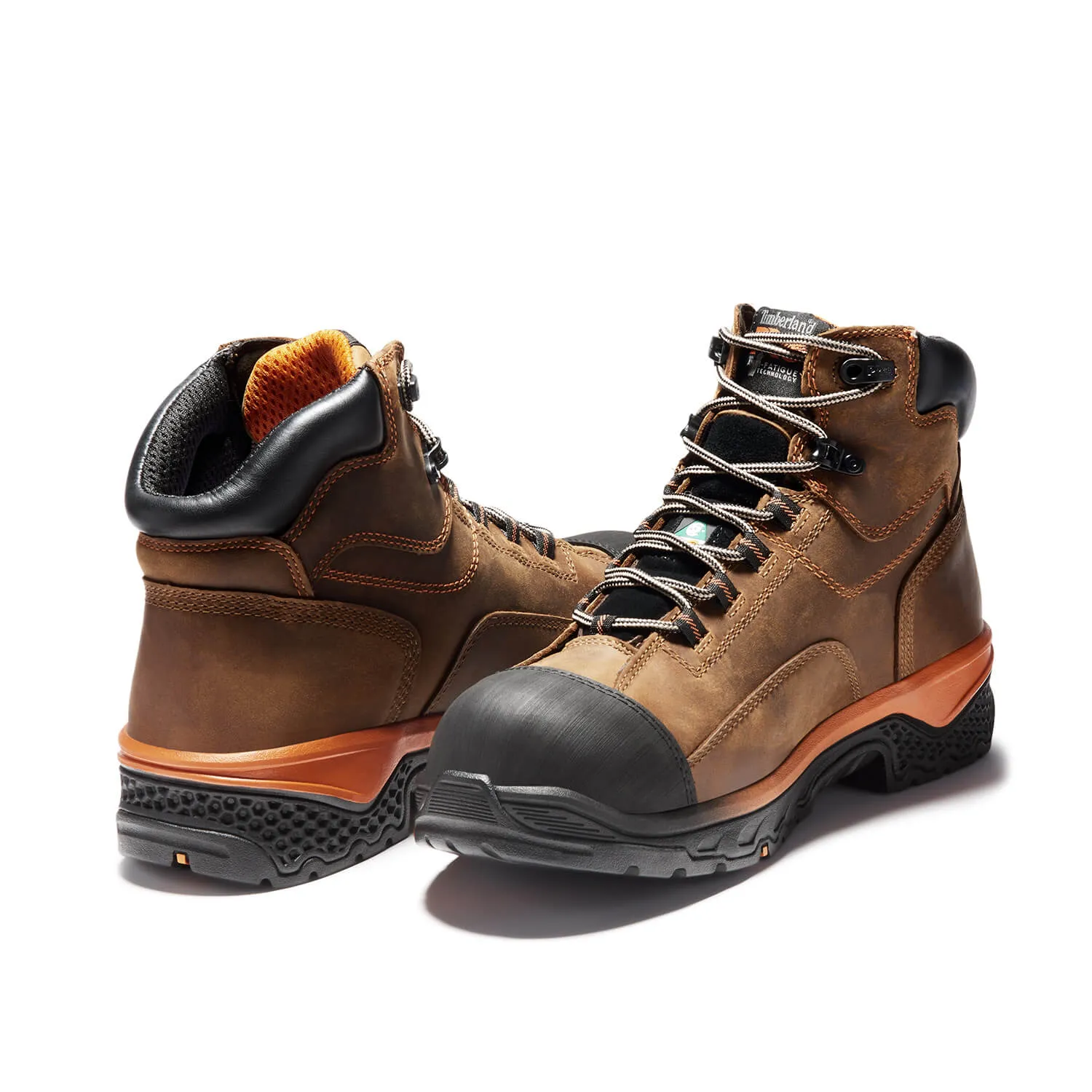 Bosshog 6 Inch Composite-Toe Waterproof PR Work Boot Brown