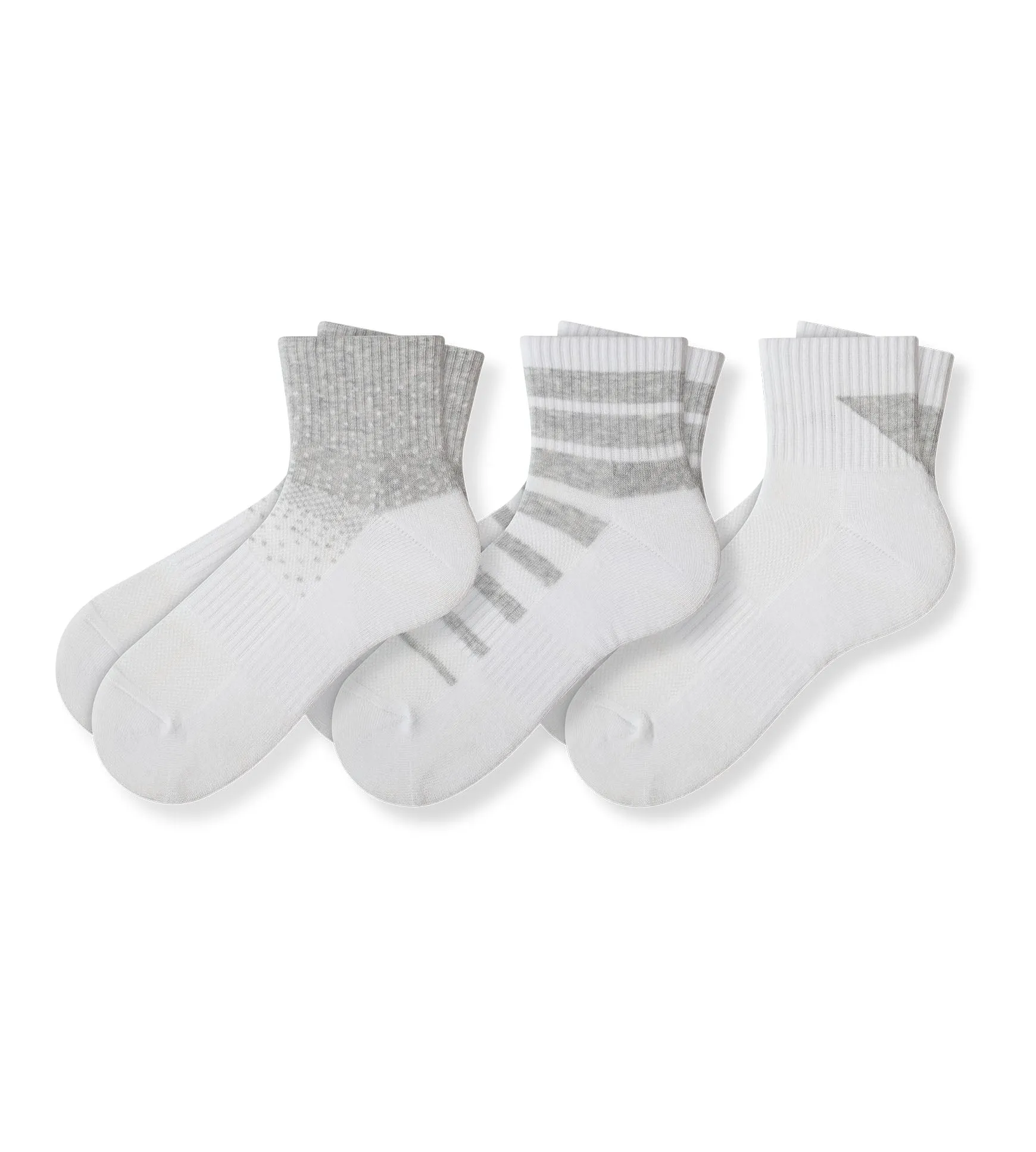 BOWO Cushion Ankle Socks 3 pack