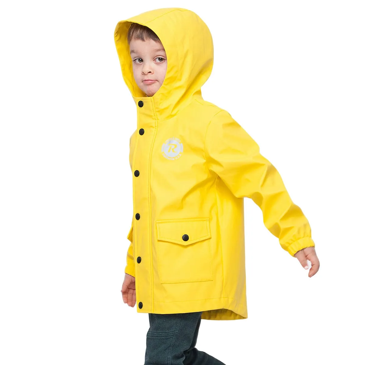 Boys' Waterproof Rubber Slicker Rain Jacket