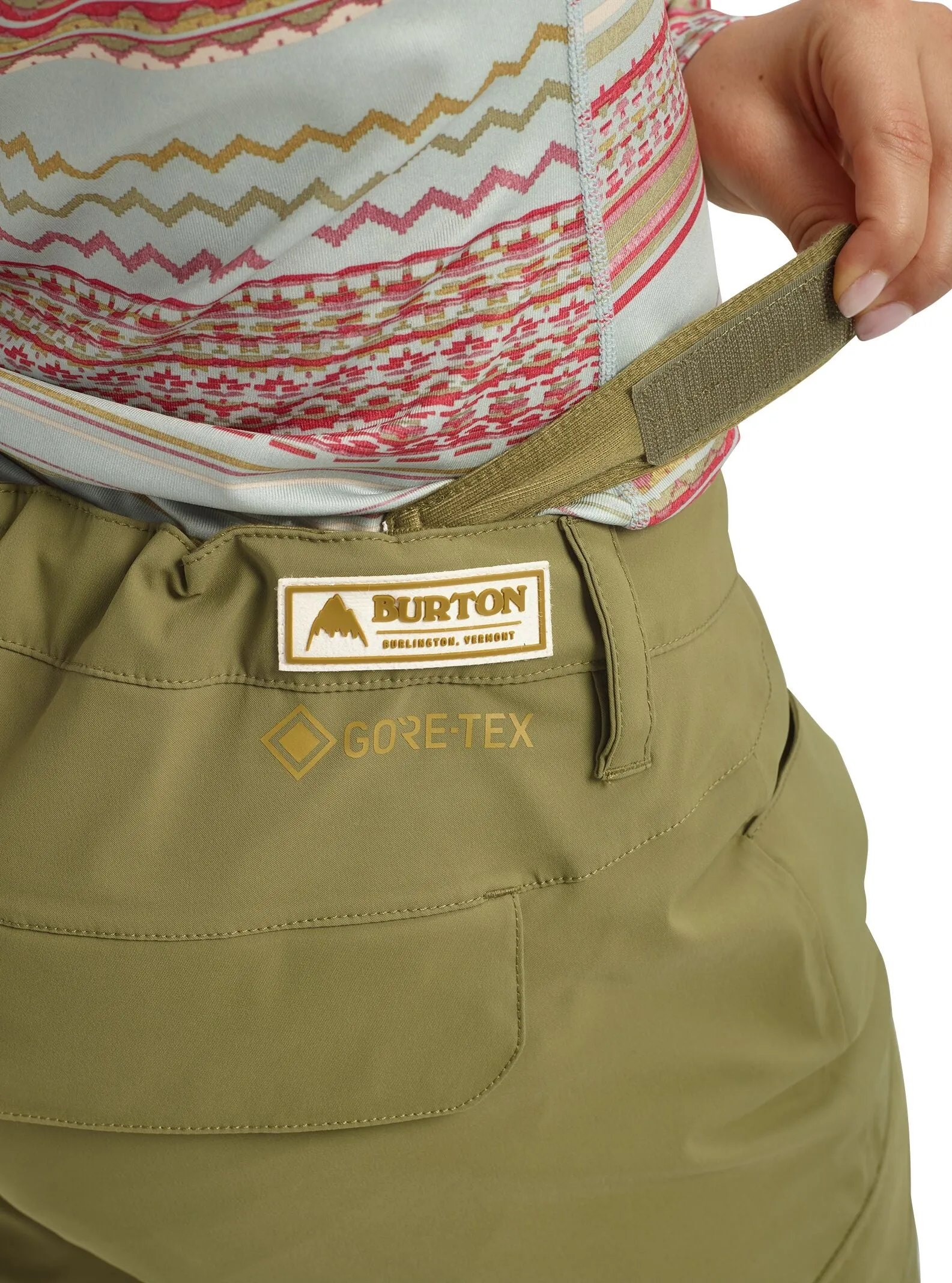 Burton W Goretex Gloria Pant - Martini Olive