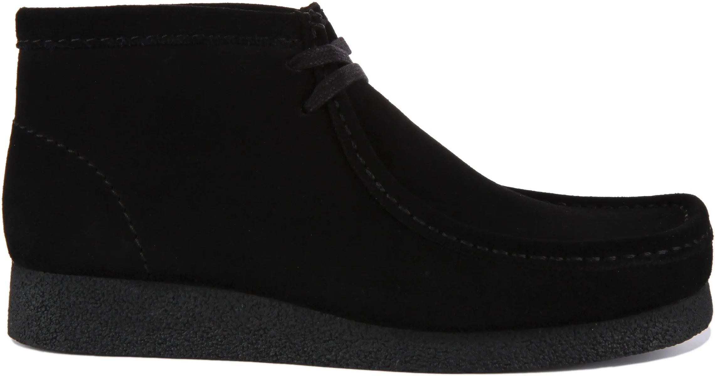 Clarks Wallabee Evo Boot In Black Suede For Men