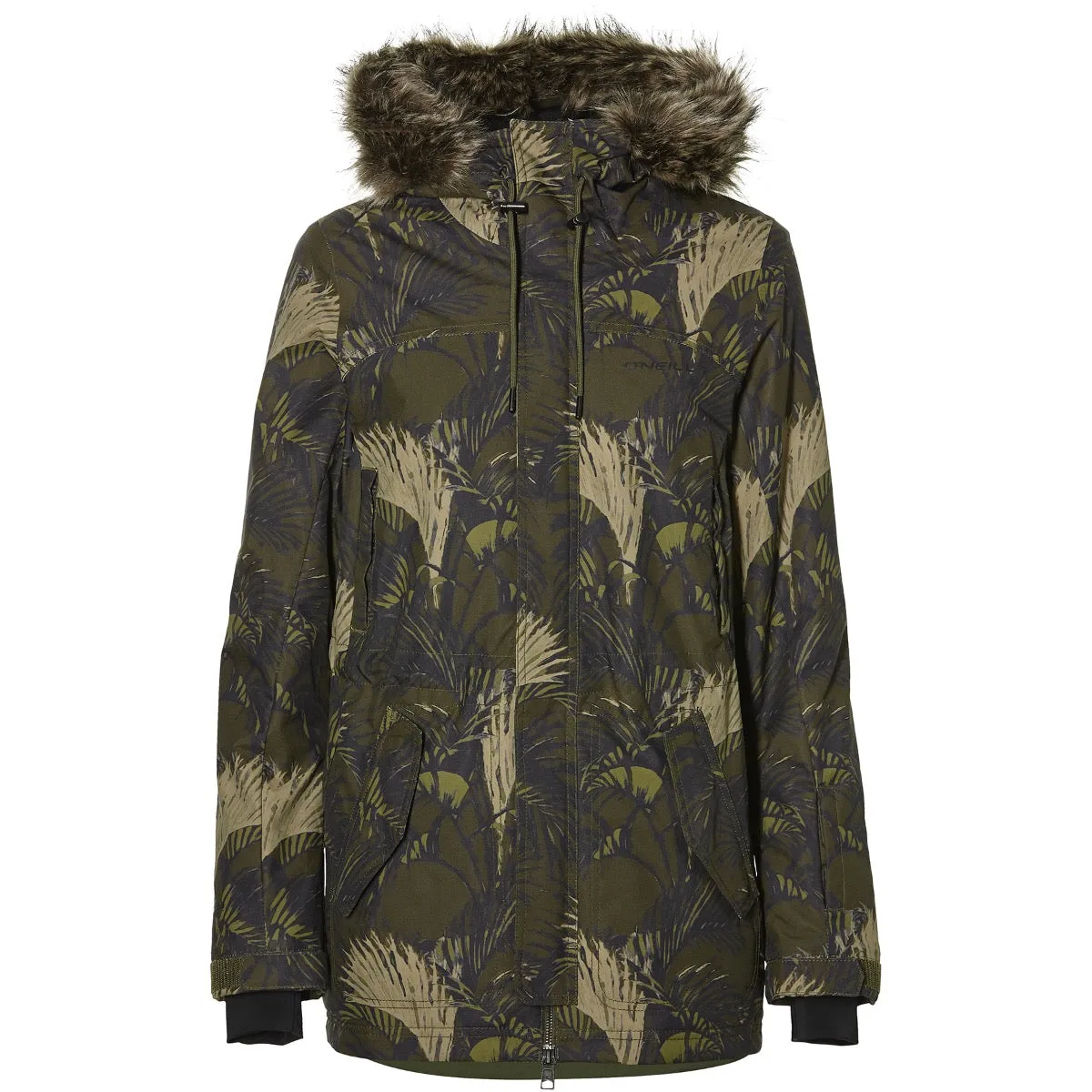 Cluster III Jacket - Green Aop W/Blk