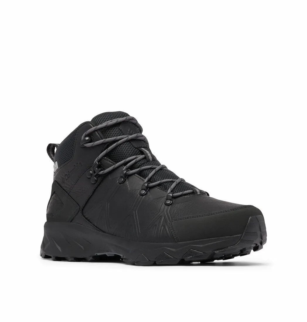 Columbia Mens Peakfreak Mid Leather Outdry Waterproof Boot-BLACK