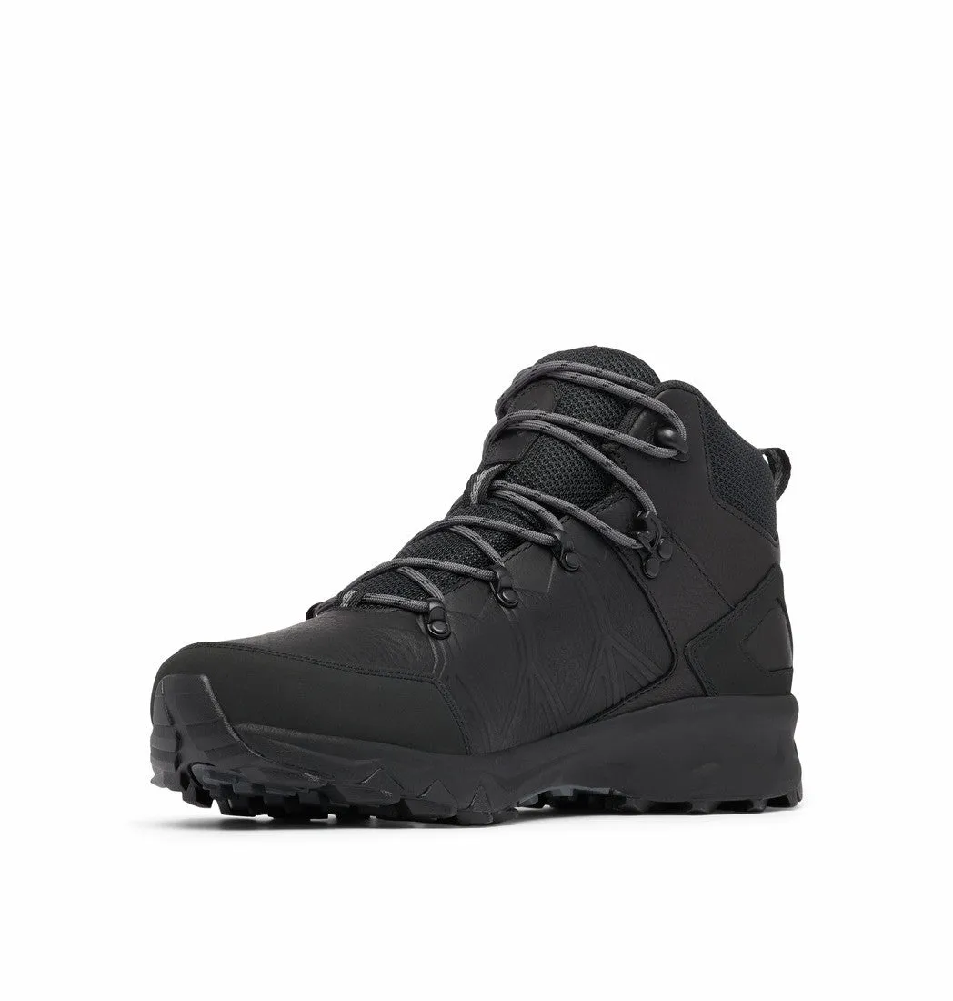 Columbia Mens Peakfreak Mid Leather Outdry Waterproof Boot-BLACK