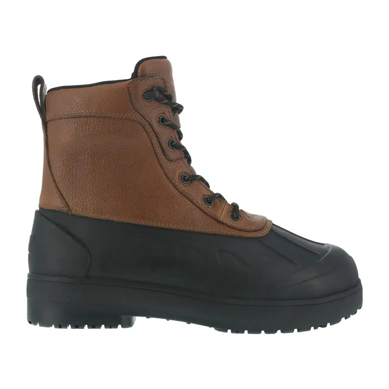 Compound Composite-Toe Rubber Vamp Work Boot Black Brown