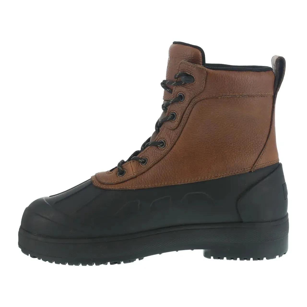 Compound Composite-Toe Rubber Vamp Work Boot Black Brown