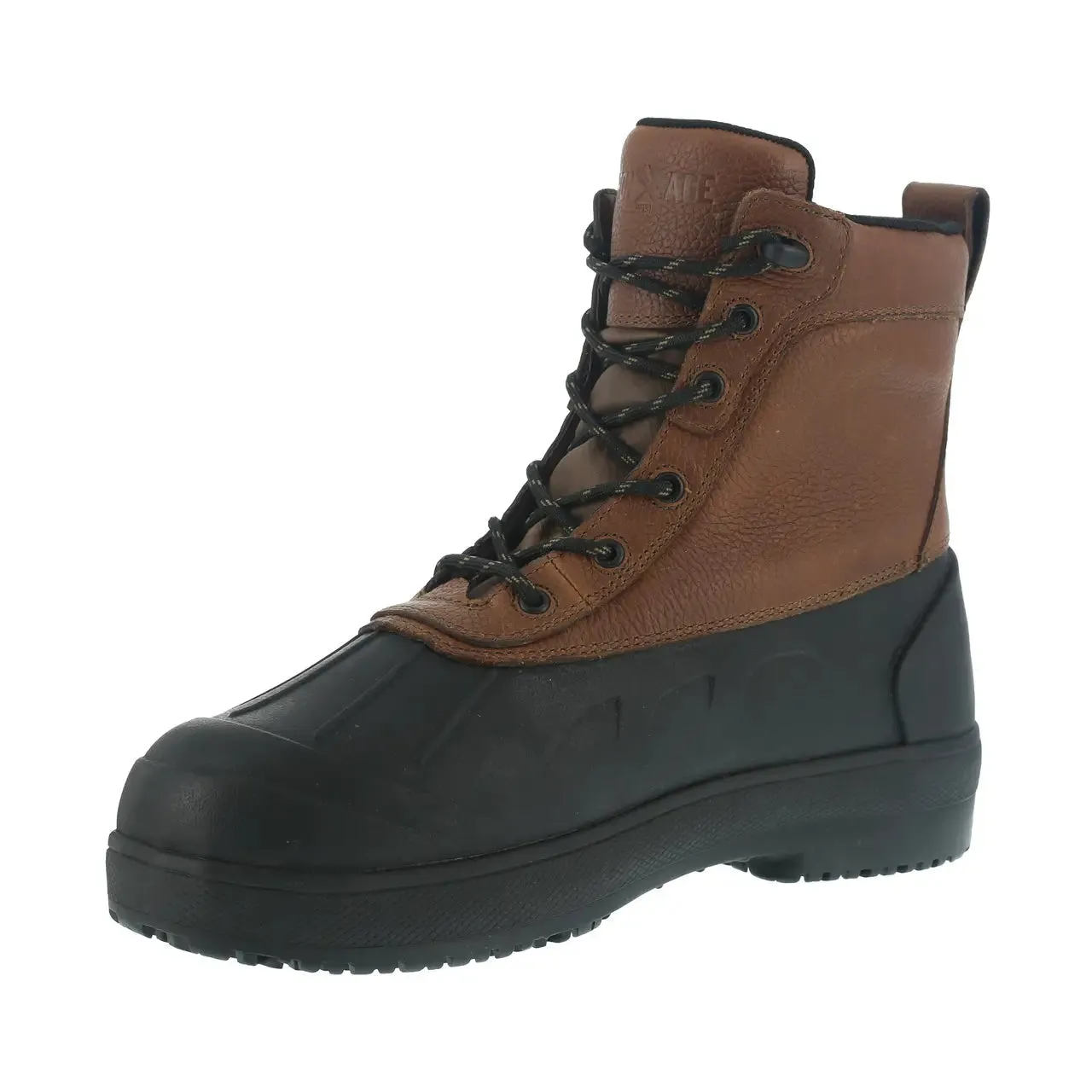 Compound Composite-Toe Rubber Vamp Work Boot Black Brown