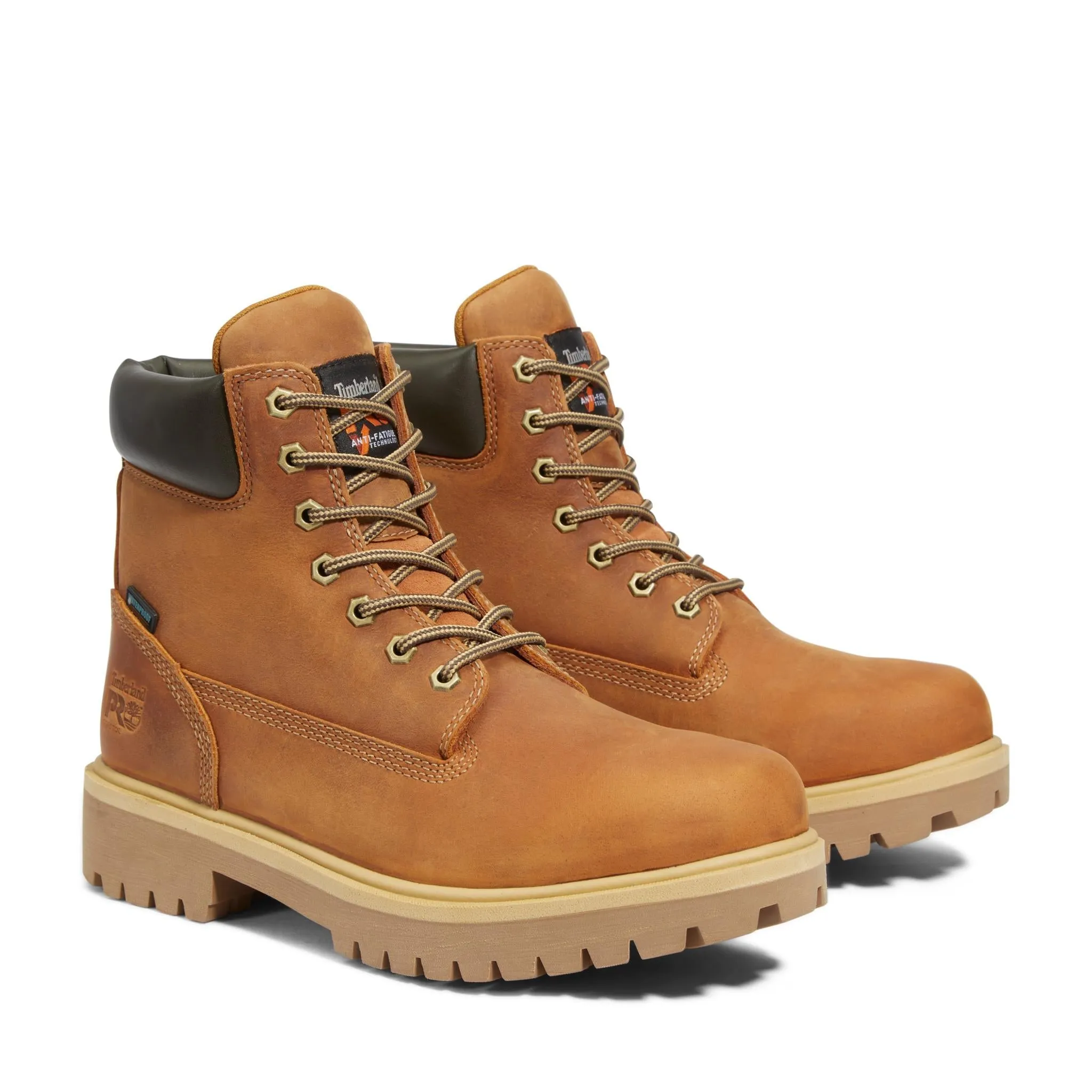 Direct Attach 6 Inch Soft-Toe Waterproof Boot Wheat