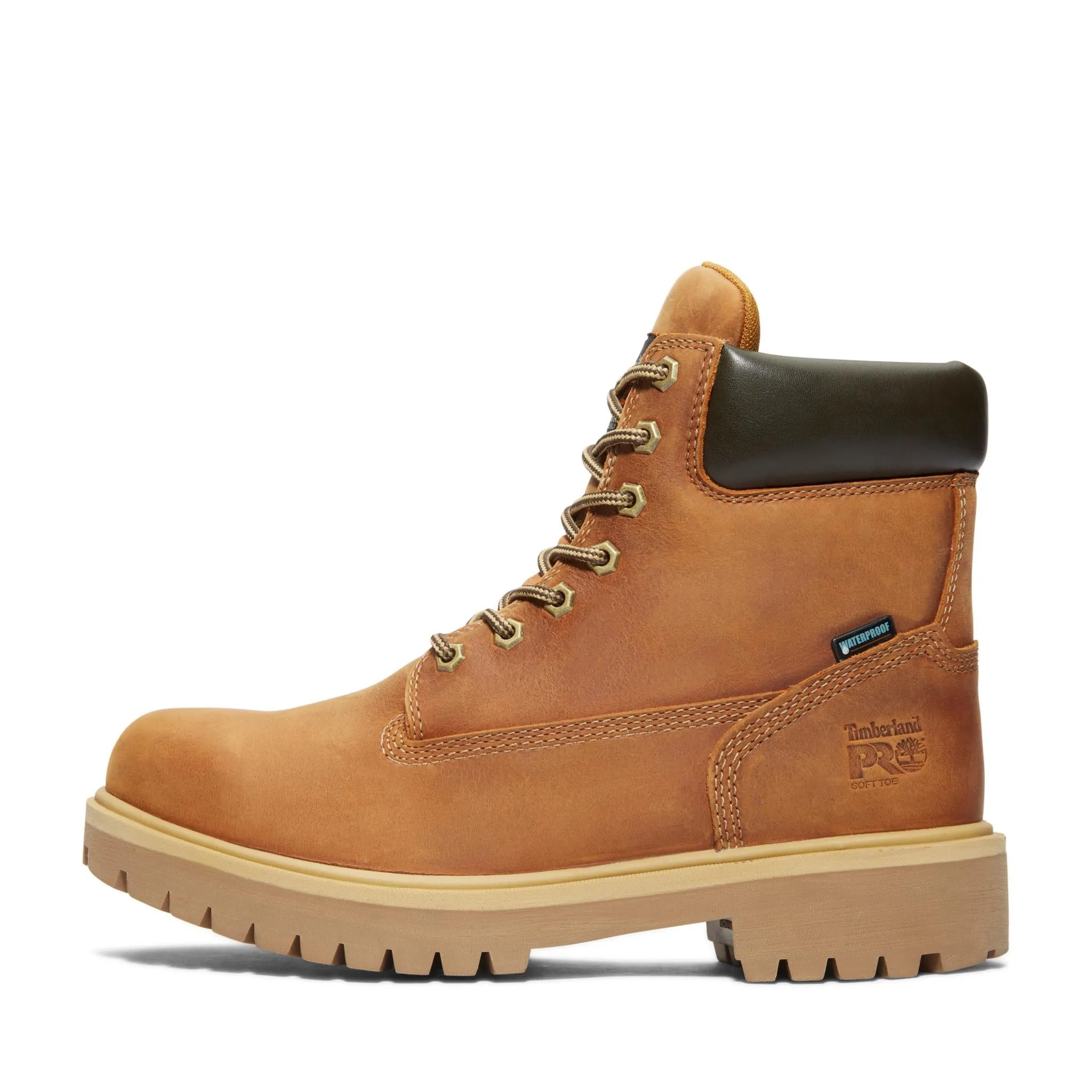 Direct Attach 6 Inch Soft-Toe Waterproof Boot Wheat