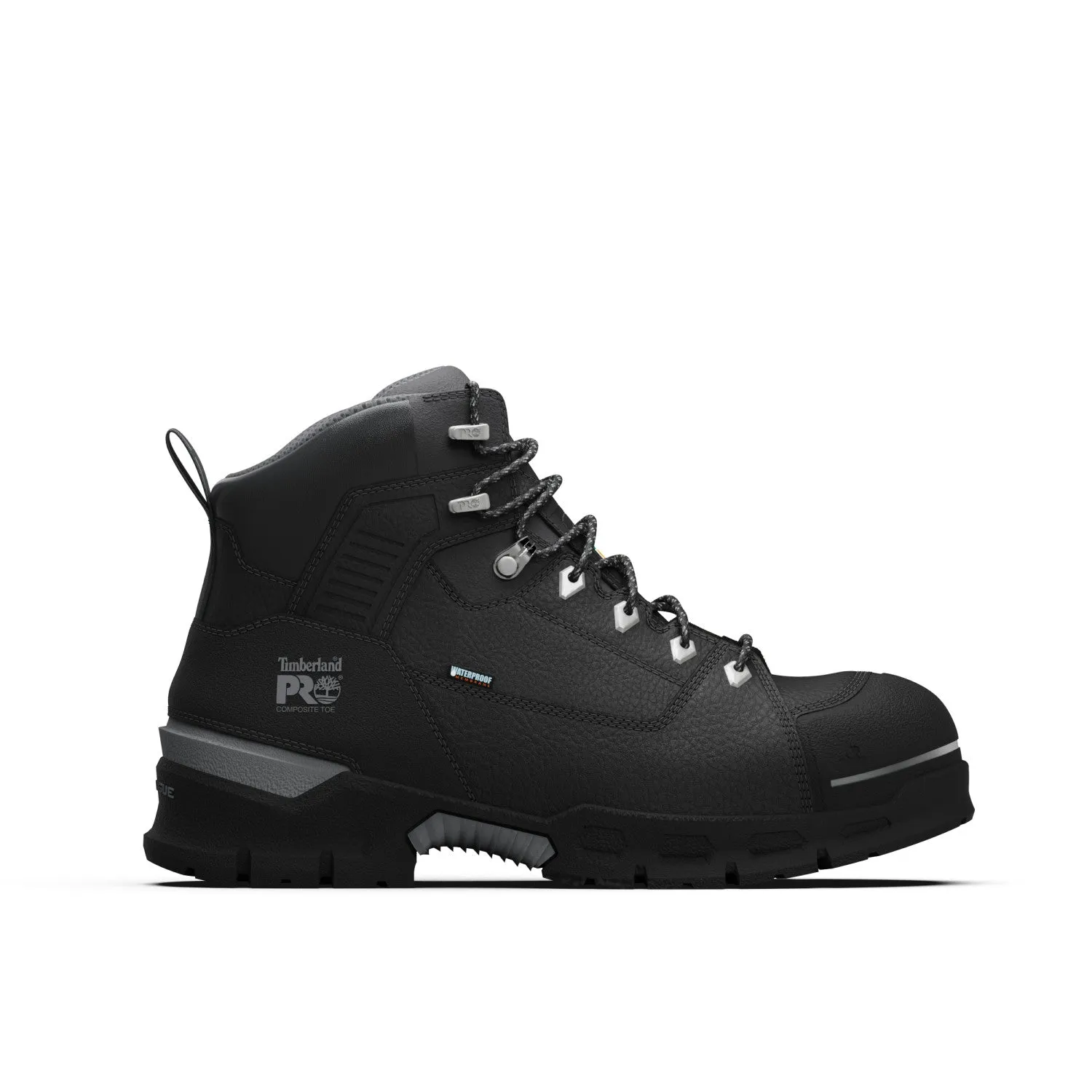 Endurance Ev 6 Inch Composite-Toe Waterproof Work Boot Black