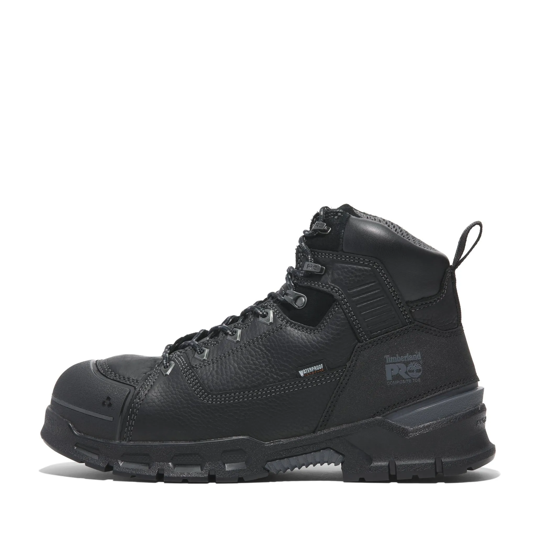 Endurance Ev 6 Inch Composite-Toe Waterproof Work Boot Black