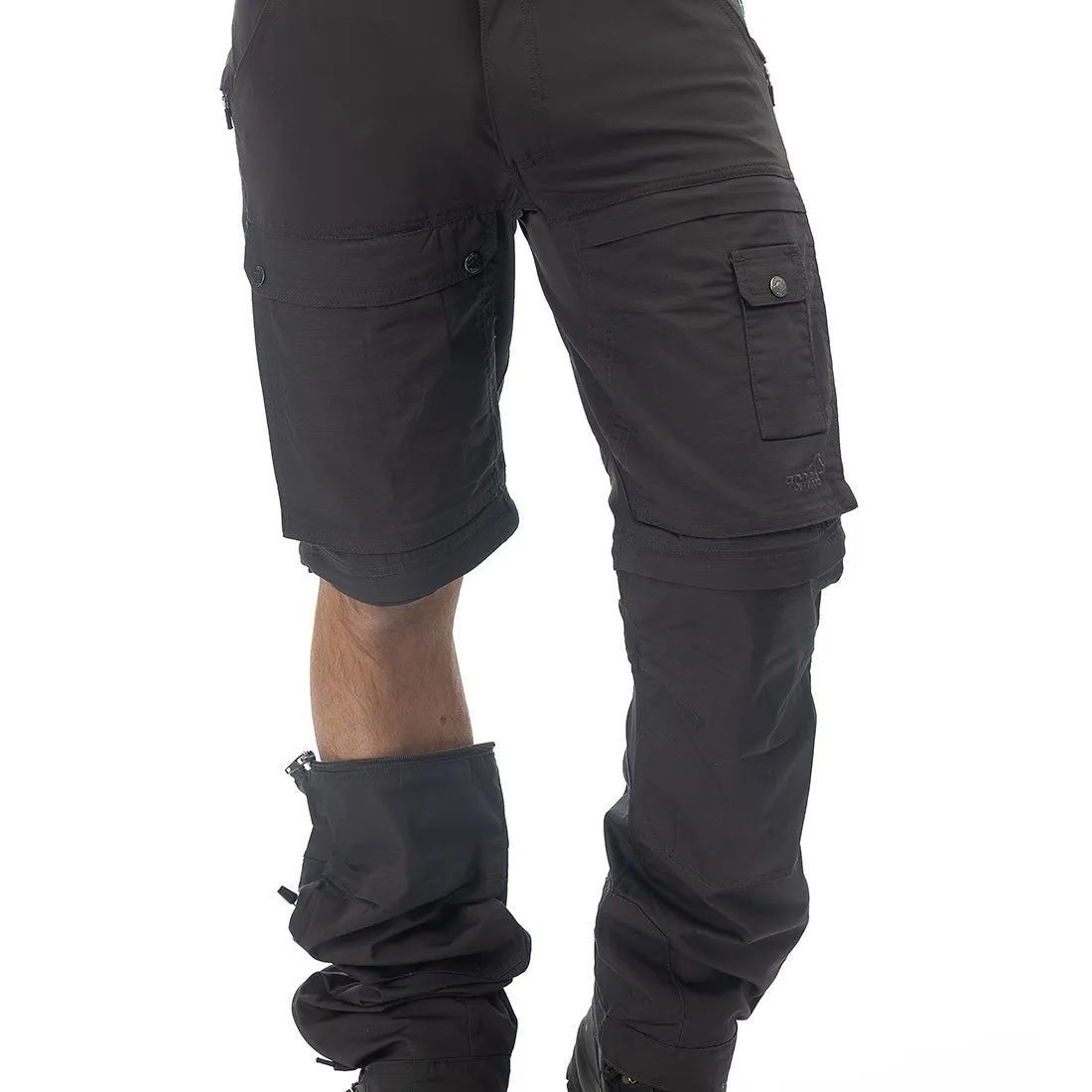 Flexible Zip-off Men Pant (Anthracite)