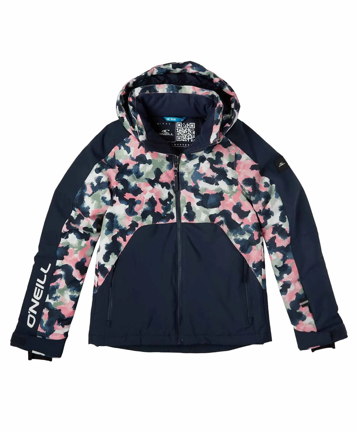 Girl's Adelite AOP Snow Jacket - Blue AOP