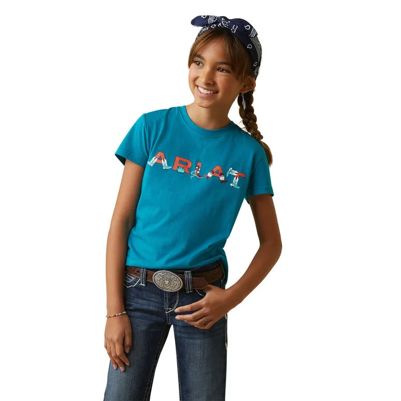 Girl's Ariat REAL Boot Kickin' Tee