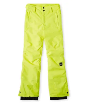 Girl's Charm Snow Pants - Pyranine Yellow