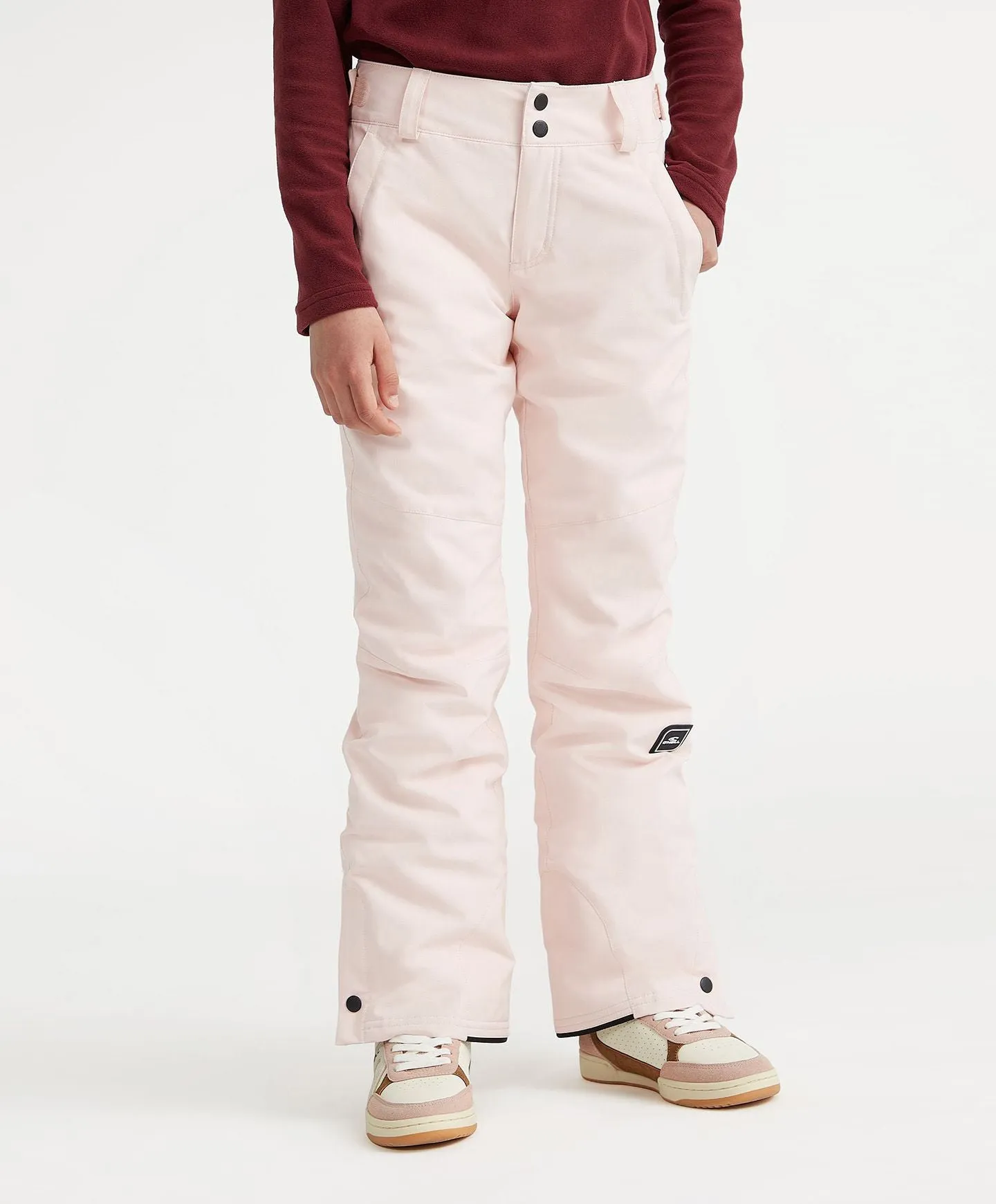 Girl's Star Snow Pants - Peach Whip