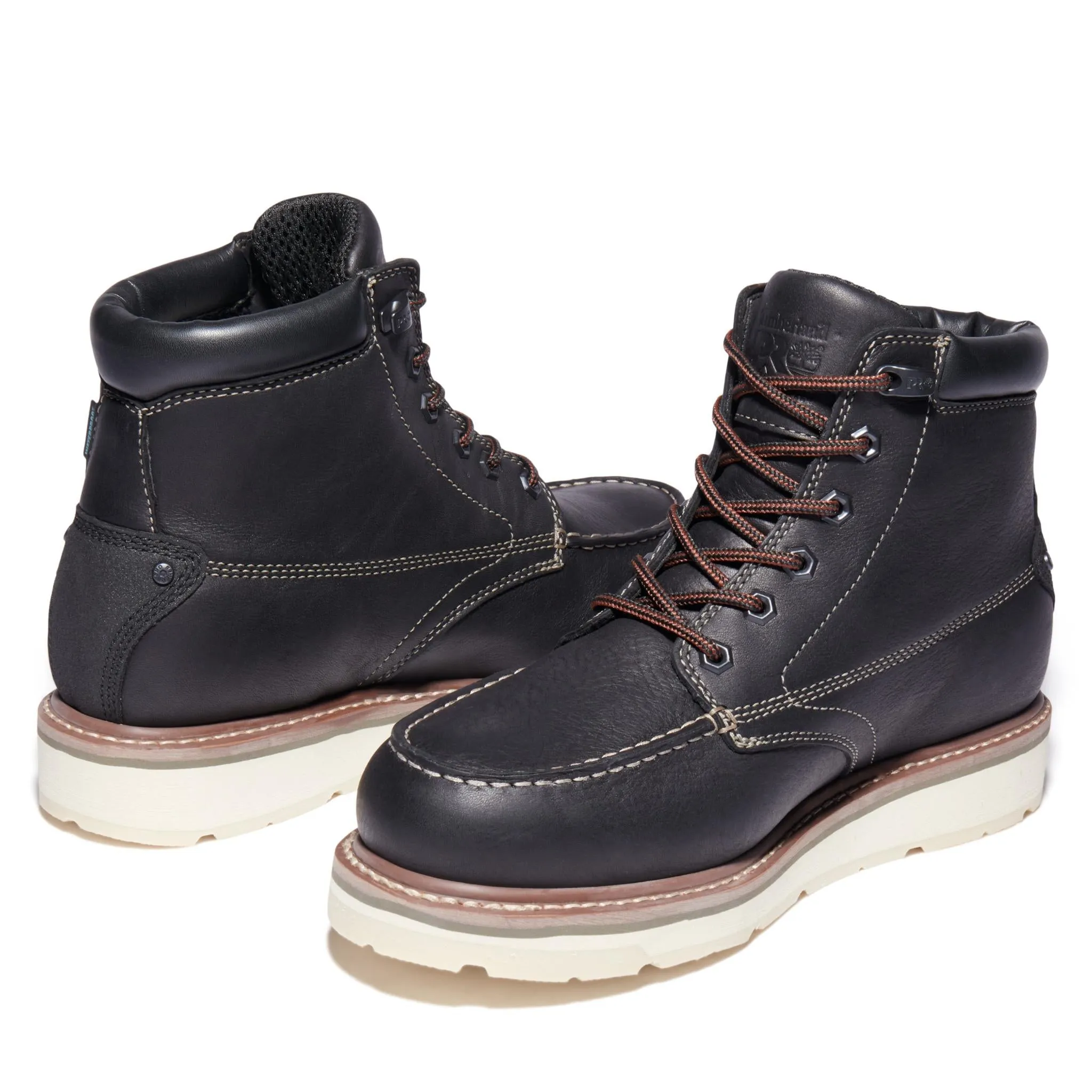 Gridworks 6 Inch Soft-Toe Waterproof Boot Black