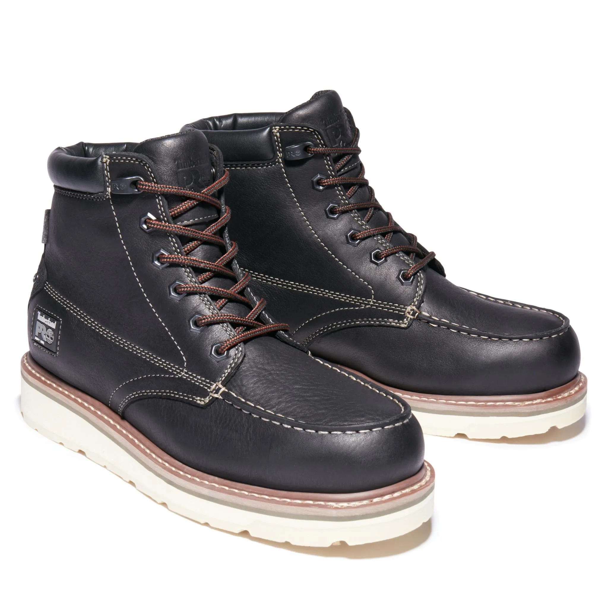 Gridworks 6 Inch Soft-Toe Waterproof Boot Black