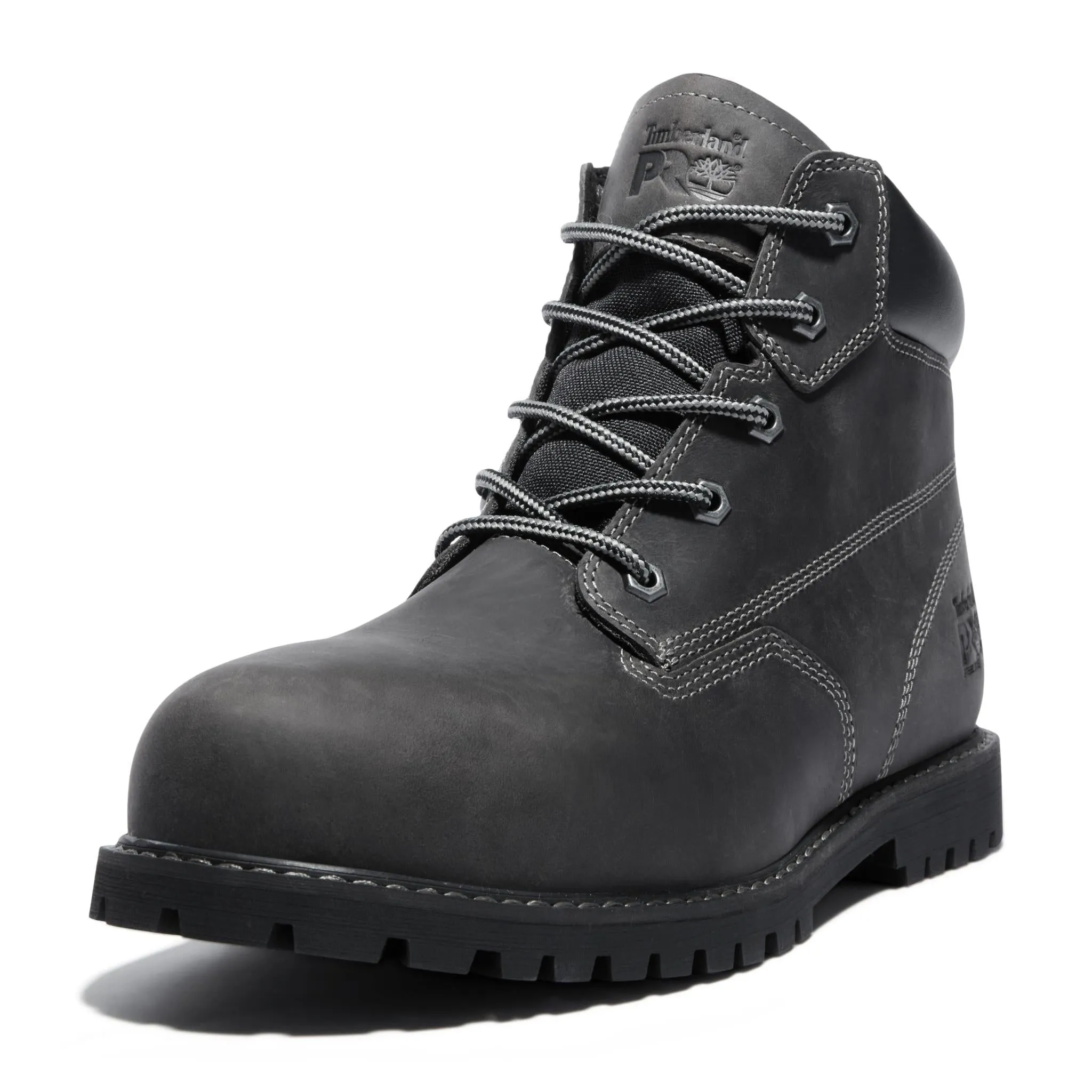 Gritstone 6 Inch Steel-Toe Work Boot Black