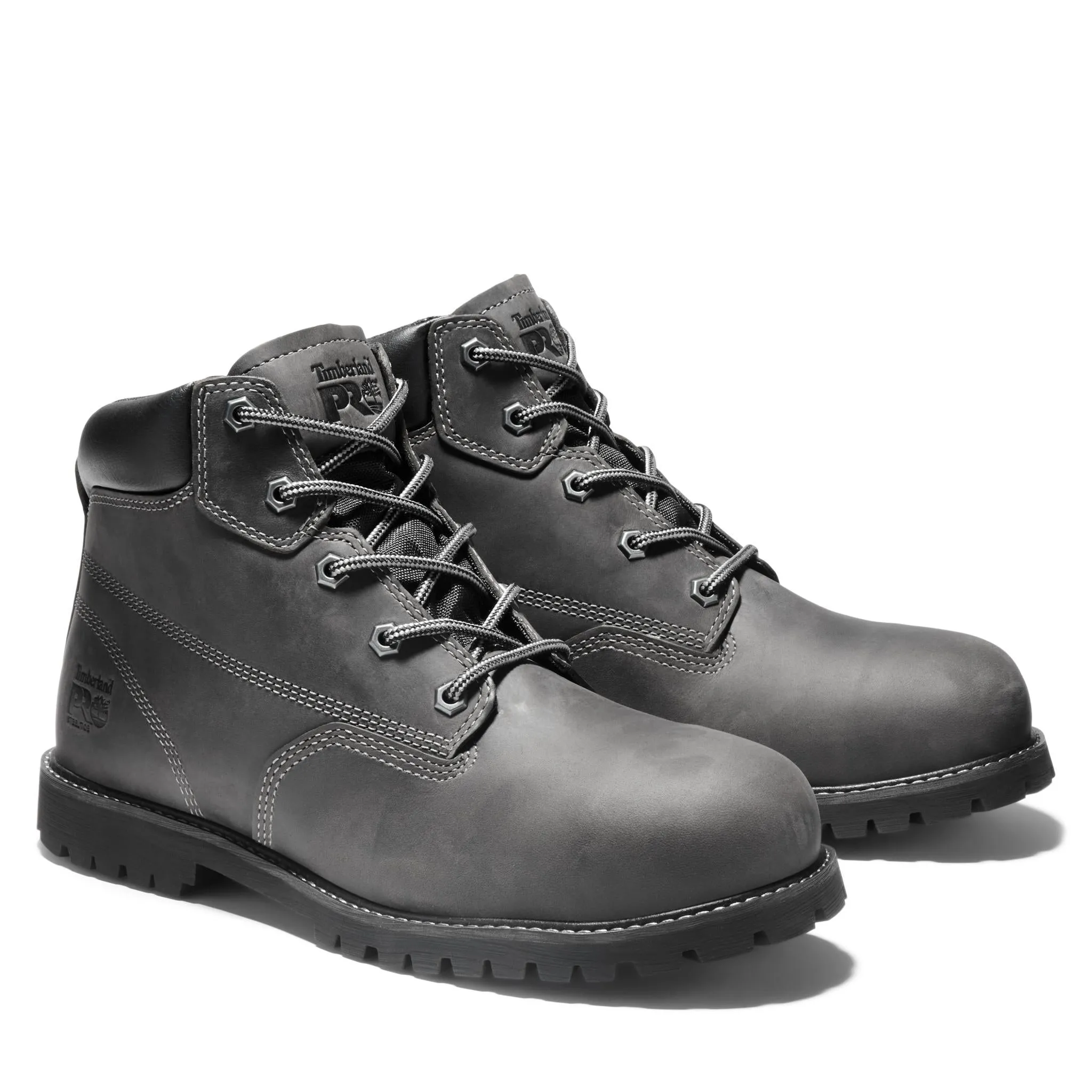 Gritstone 6 Inch Steel-Toe Work Boot Black