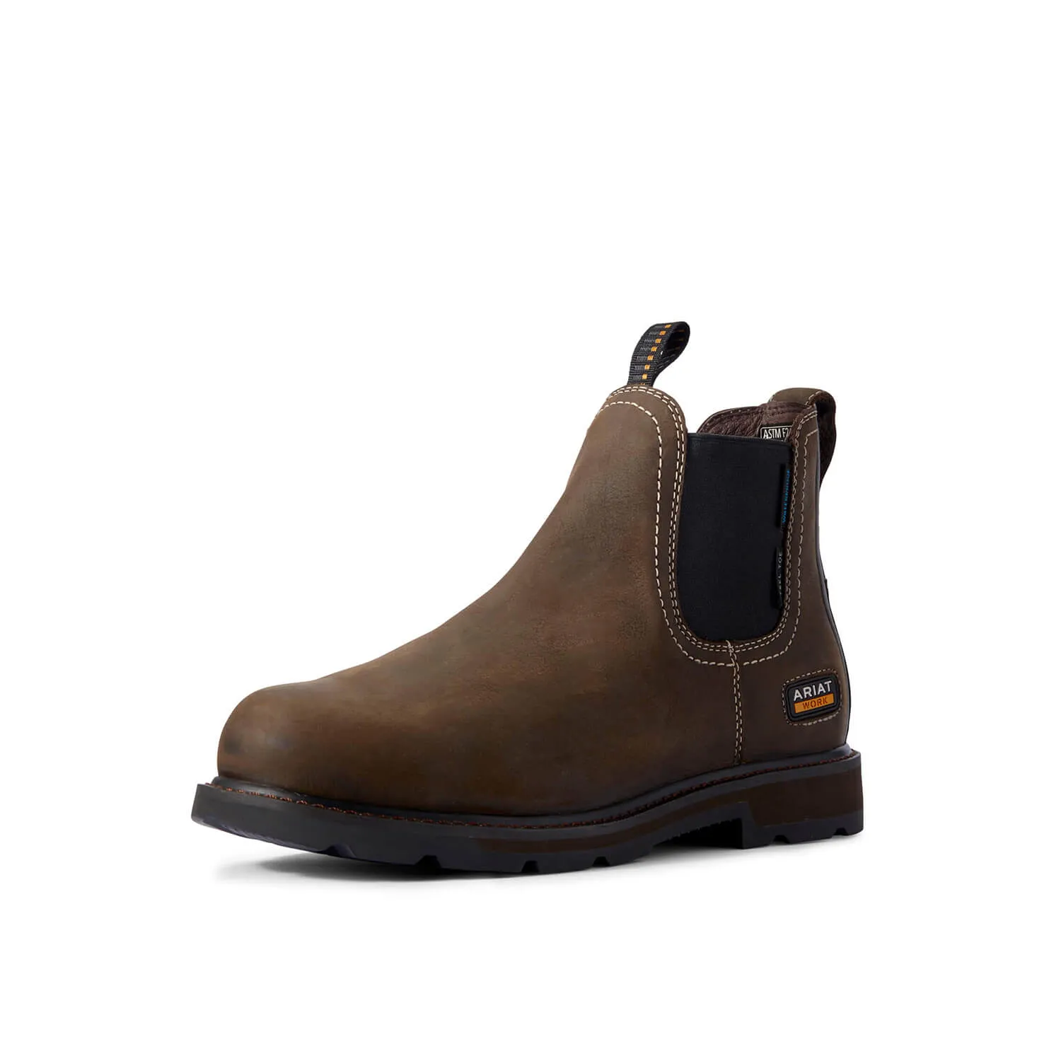 Groundbreaker Men's Steel-Toe Chelsea Boot WP Round Toe