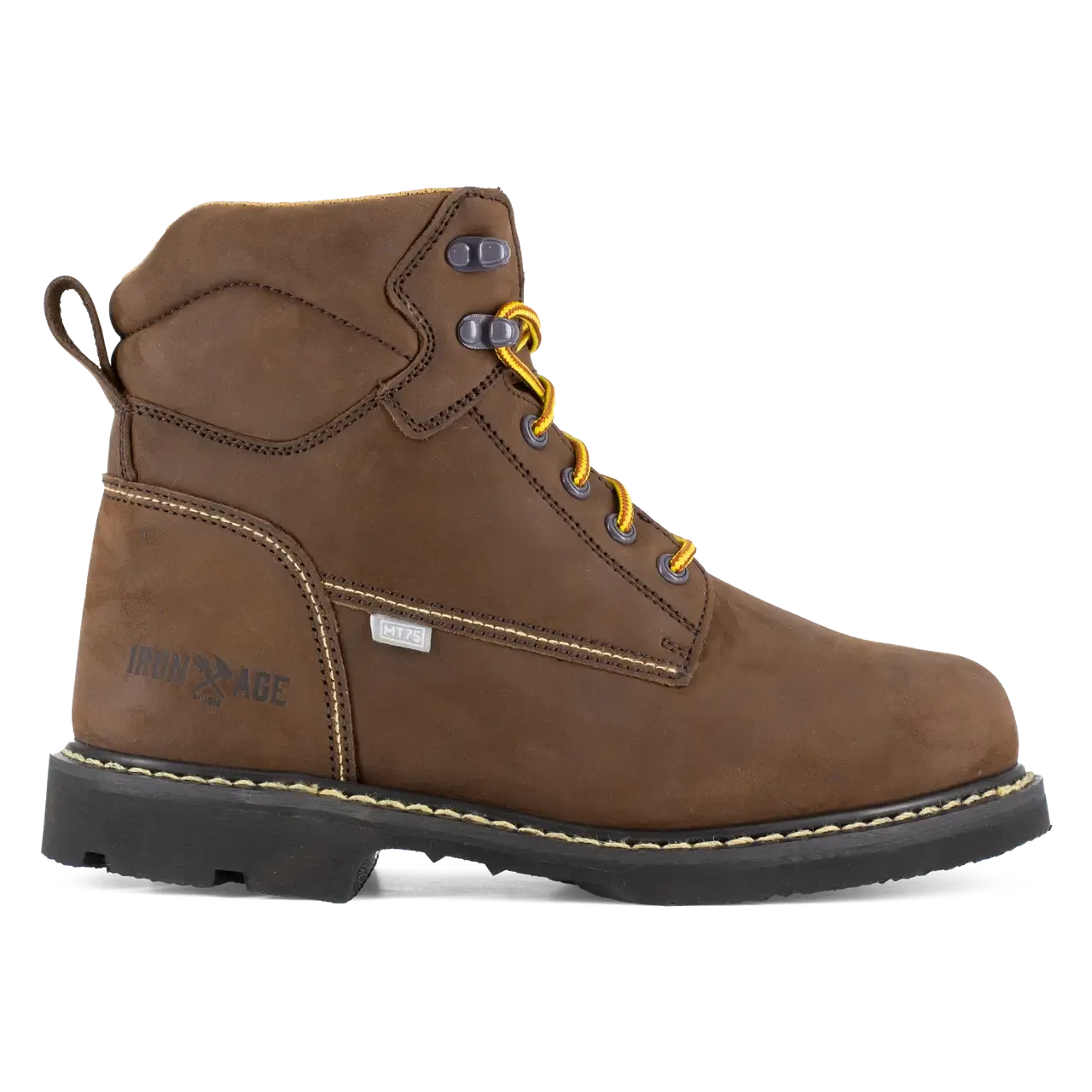 Groundbreaker Steel-Toe Metguard 6 inch Work Boot Brown