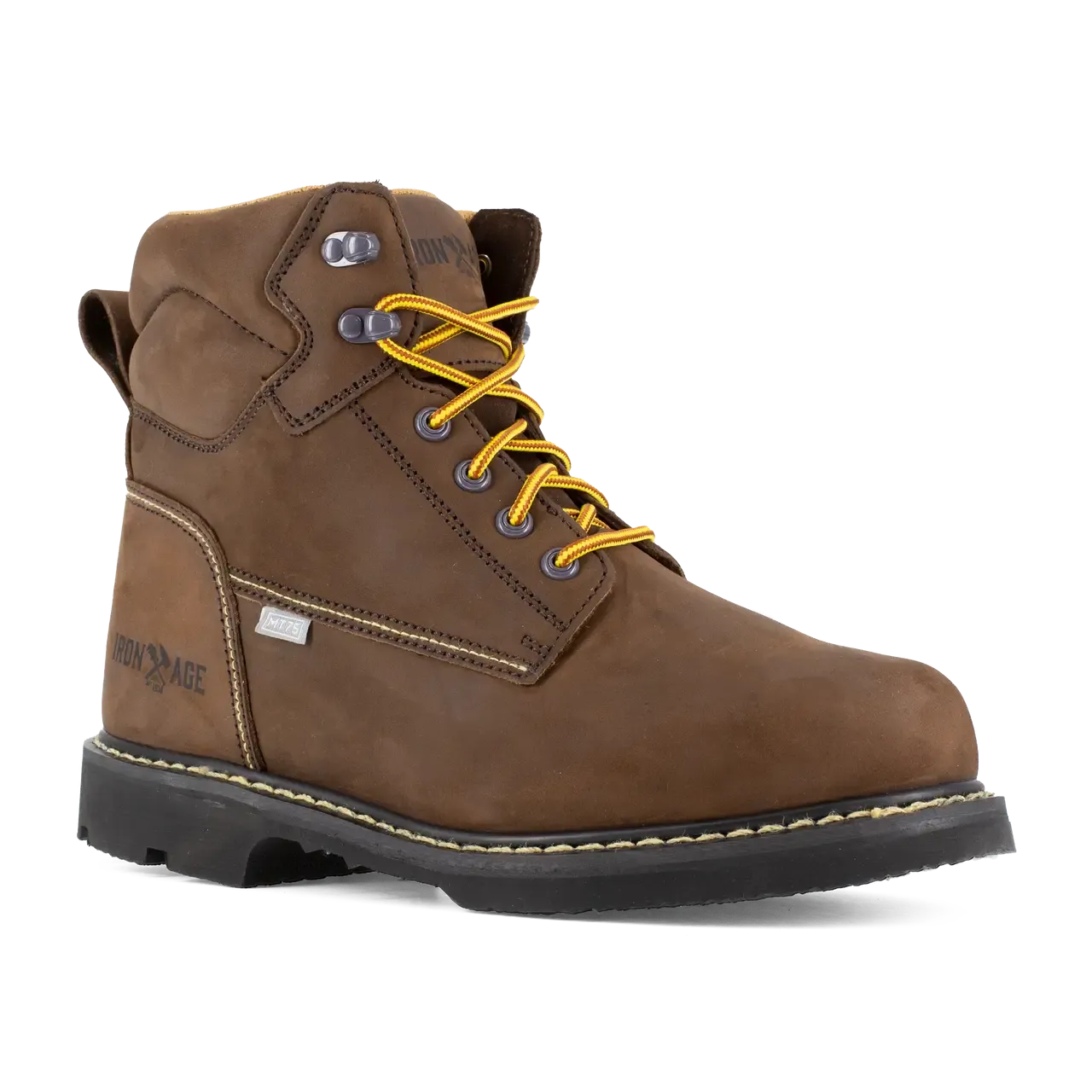 Groundbreaker Steel-Toe Metguard 6 inch Work Boot Brown