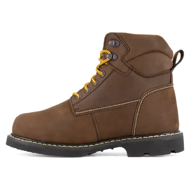 Groundbreaker Steel-Toe Metguard 6 inch Work Boot Brown