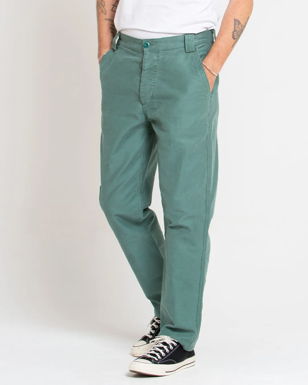 HANK WORK PANT - WORK GREEN