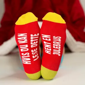 Cozy Kids Christmas Soda-Themed Socks