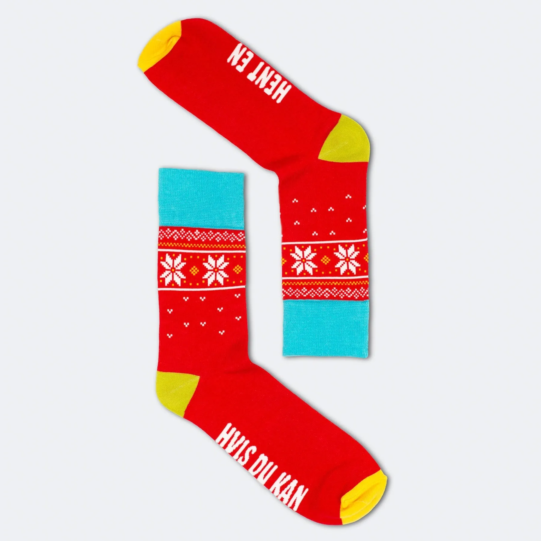 Cozy Kids Christmas Soda-Themed Socks