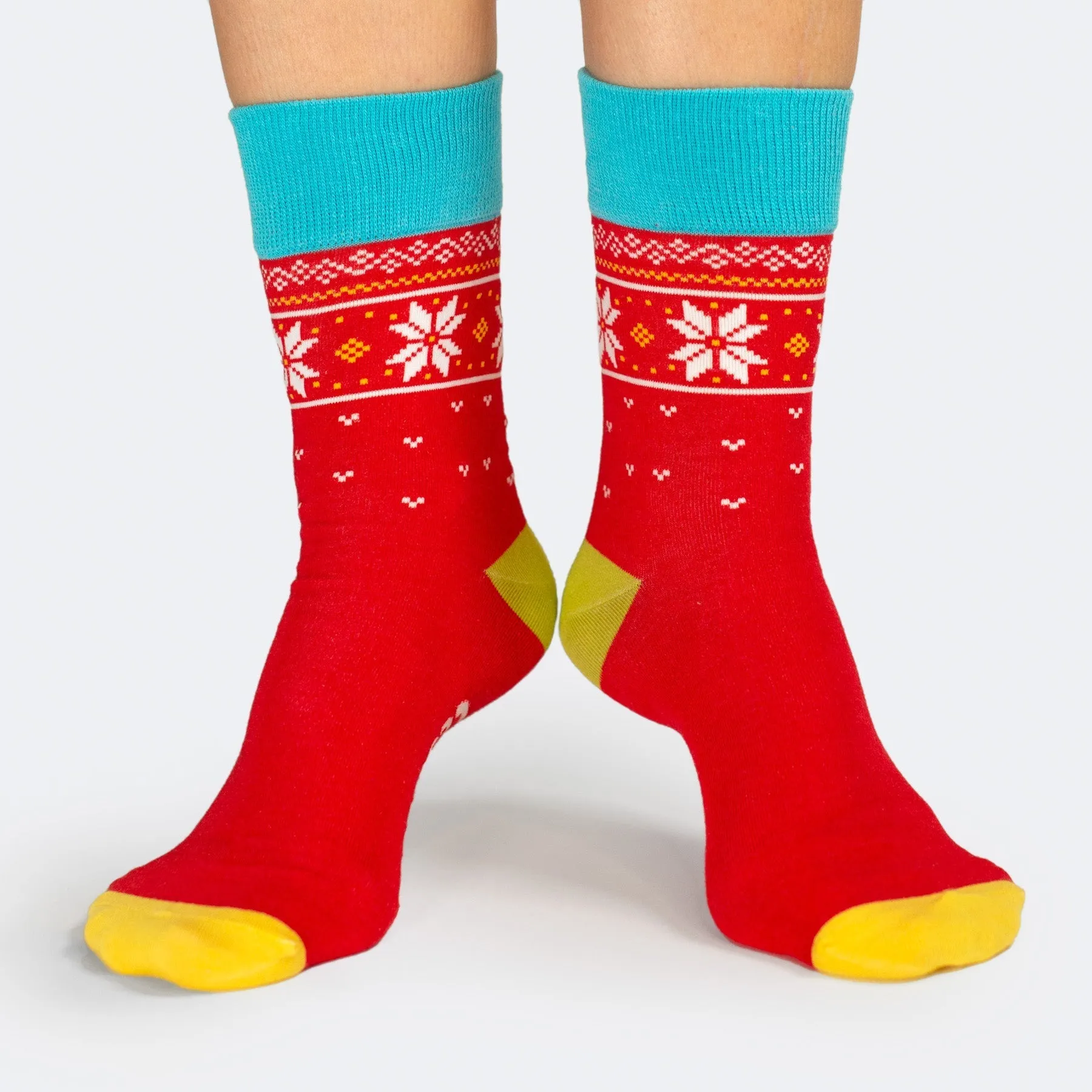 Cozy Kids Christmas Soda-Themed Socks