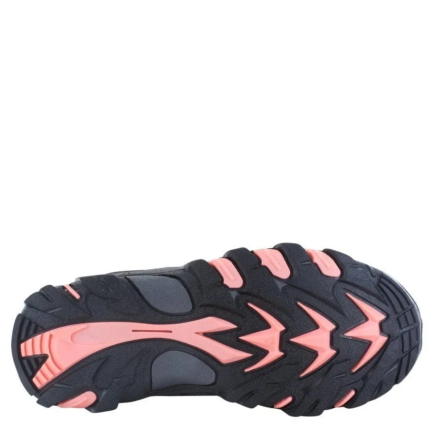 Hi Tec Kids Blackout Mid Hiking Boot -BLACK/PINK