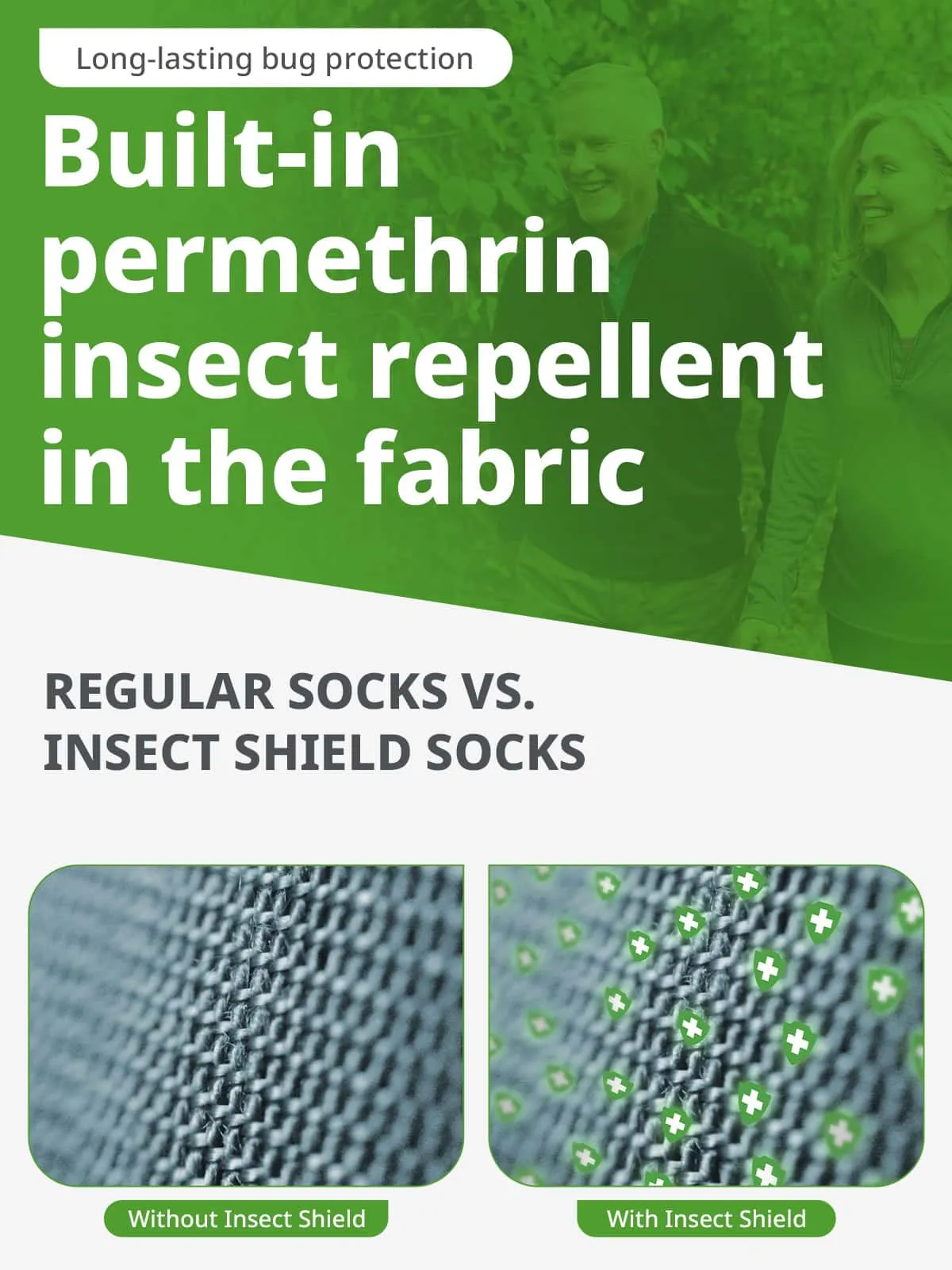 Insect Shield Merino Wool Socks