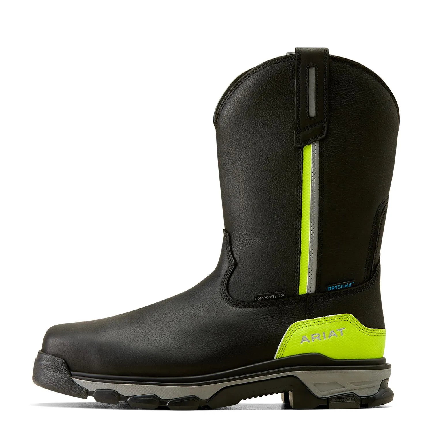 Intrepid Live Wire Waterproof Composite Toe Work Boot Black